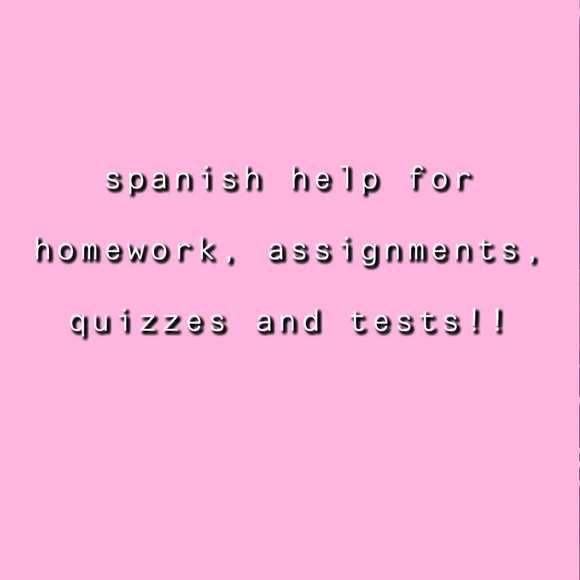 spanish help homework offered - Picture 1 of 1